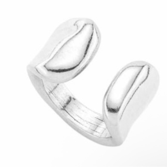 UNO de 50 Mismatch Silver Ring - Picture 1 of 9